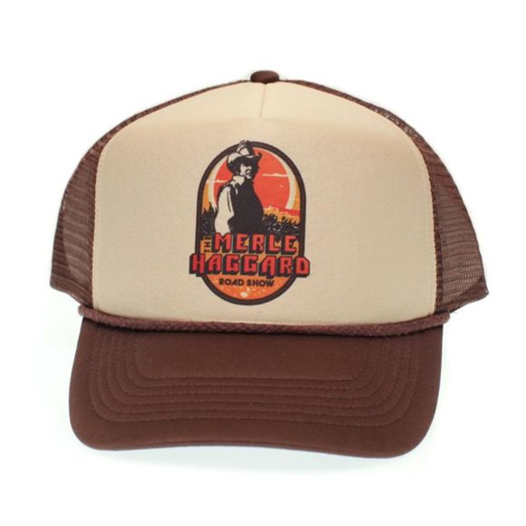 Retro Outlaw Music Merle Haggard Trucker Hat Country Music Concert Cap Western